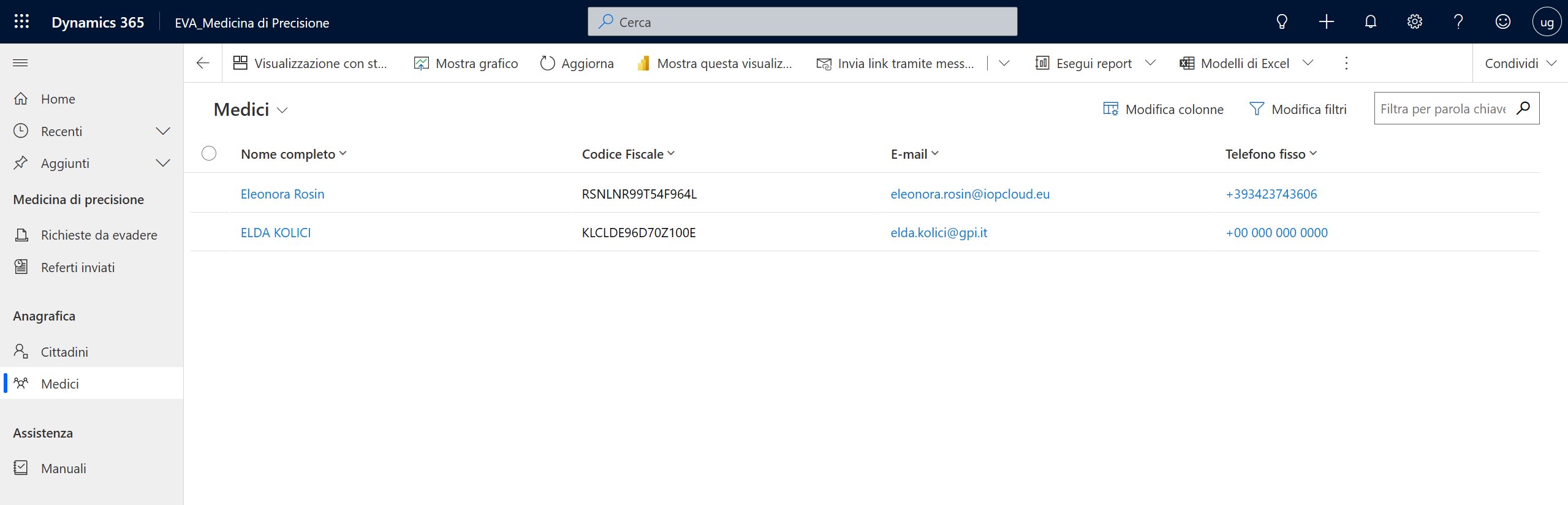 imagine Anagrafica medici