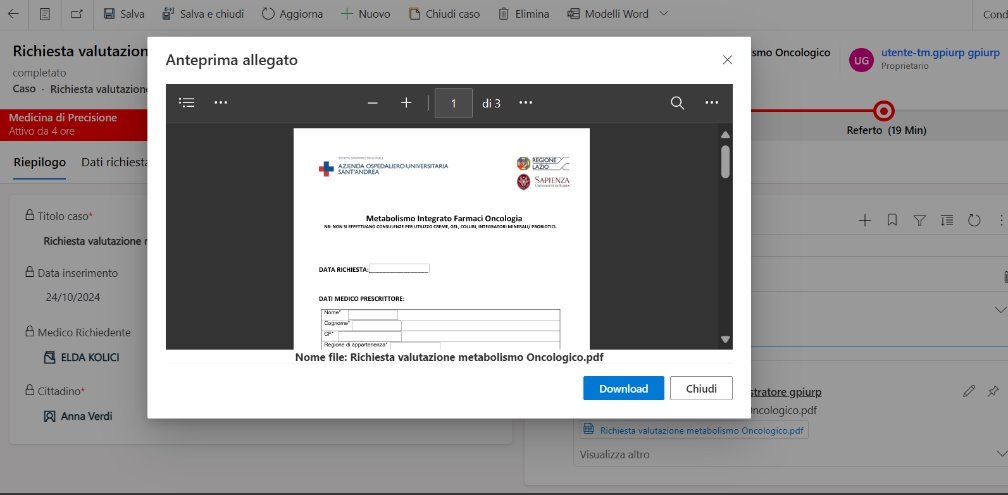 imagine Dettagli di una richiesta