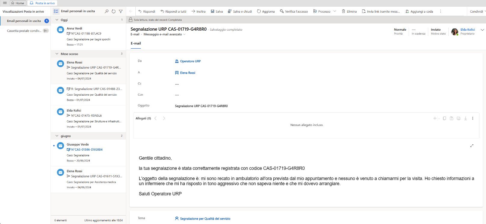imagine Dettagli email